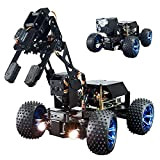 Adeept PiCar-Pro Raspberry Pi Smart Robot Car Kit Programmazione 2-in-1 4WD Robot per auto con braccio robotico 4-DOF, Kit elettronico ...