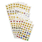 Adesivi Emoji 960 carino per bambini progetti di arte e artigianato, regali per feste, decorazioni per album di ritagli