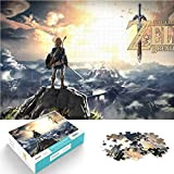 adulti e bambini puzzle 1000 pezzi puzzle legend of zelda puzzle semplice respiro del selvaggio carta da parati puzzle giochi ...