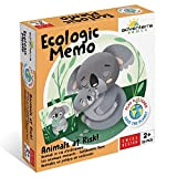 Adventerra Games Ecologic Memory Animali in Via D'estinzione Giochi Bambini 2 Anni + | Giochi Montessori 2 Anni Bimbo, Bimba, ...