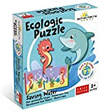 Adventerra Games Ecologic Puzzle Bambini 2 Anni + | Giochi Montessori 2 Anni Non Sprechiamo L’acqua Giochi Bambini 2 Anni ...