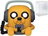 Adventure Time - Figura in vinile Jake con giocatore Pop!, con custodia protettiva compatibile con Pop Box