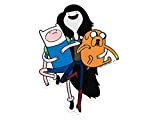 Adventure Time Marceline with Finn & Jake Sticker