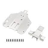 Aflytep In Acciaio Inox Telaio Armatura e ASSE Posteriore Protector Skid Plate per Feiyue FY03 FY06 FY07 FY08 1/12 RC ...