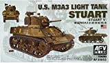 AFV Club 1:35 -Modellino Carro Armato M3A3 Stuart Light Tank - AFV35053