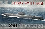 AFV Club- Sottomarino German U-Boat Type Xxi Modellino, Scala 1:350, Multicolore, SE73501