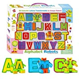 AimdonR Lot de 26 Lettres anglaises pour Robot de déformation de l'alphabet transformations de l'alphabet