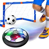 Air Hover Calcio Ricaricabile, Hover Ball Calcio Pallone Calcio Fluttuante Hover Soccer Ball Pallone da Calcio da Interno con Luci ...