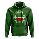 Airosportswear Cechen Republic Football Badge Hoodie (Green)