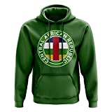 Airosportswear Central African Republic Football Badge Hoodie (Green)