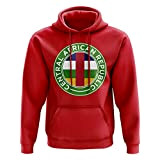Airosportswear Central African Republic Football Badge Hoodie (Red)