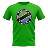 Airosportswear Tanzania Football Badge T-Shirt (Green)