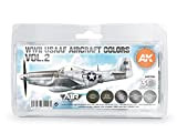 AK Acrylics 3Gen AIRCRAFT SET AK11733 WWII USAAF Aircraft Colors Vol.2 SET 3G (8x17ml)