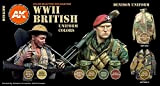 AK Interactive 3G WWII British Uniform Colors - Vernice e accessori per modellazione plastica, articolo # AK-11636