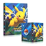 Album raccolta compatibile con carte Pokemon, album di carte collezionabili, album di carte, porta carte, libro cartella, custodia con 30 ...