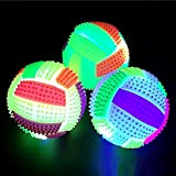 alle luminose a LED che si illuminano Palline da pallavolo che si illuminano al buio Pallone da spiaggia giocattolo di ...