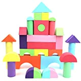 Alomejor Building Blocks Eva Foam Building Blocks Developmental Toy Blocks Building Gift for Boy or Girl