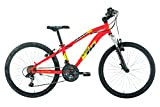 Alpina Bike Flip 6v, Bicicletta Mountain Bike Ragazzo, Rosso, 20"
