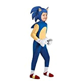 ALUIKENMR Costume di Sonic per Bambini Cartoon Dress Up Halloween Cosplay Set Suit Tuta Fancy Dress Costumi di Sonic