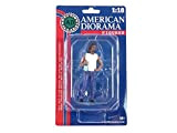 American Diorama - Auto in miniatura da collezione, 76336, White/Blue
