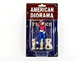 American Diorama- Auto in Miniatura da Collezione, Colore Rosso/Blu, 76306
