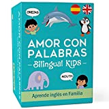 AMOR CON PALABRAS - Bilingual Kids - Gioco di carte biingues spagnolo e inglese per bambini - Flash Cards