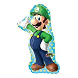 Amscan 3483701 - Palloncino SuperShape Super Mario Luigi, 96,5 cm