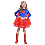 amscan 9906198 - Costume classico Warner Bros DC Comics Supergirl Età: 3-4 anni
