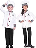 amscan 9906415 - Costume da cuoco per bambini, unisex, per bambini, colore: bianco