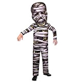 amscan 9907137 – Costume da Mumia per bambini, tuta con cappuccio con maschera integrata, costume di spavento, film horror, feste ...