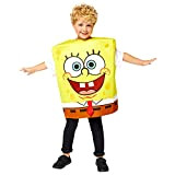 amscan 9909153 - Costume ufficiale Nickelodeon Spongebob Squarepants per bambini, età 3-7 anni
