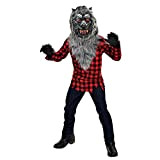 amscan 9914698 - Costume da lupo mannaro per bambini, motivo: lupo mannaro