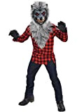 Amscan Costume da lupo mannaro, con maschera e guanti, 14 – 16 anni