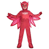 Amscan Masks Costume PJ Mask Owlette Luxe (7-8 anni), Multicolore, 7AM9902962