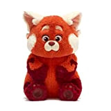 Amycore Giocattolo di peluche rosso che gira, 45 cm, carino cartone animato Panda Doll, procione morbido cuscino in peluche cuscino ...