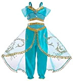 AmzBarley Vestito Costume Bambina Ragazze Principessa Vestire Aladdin Costumi Festa Compleanno Halloween Cosplay Carnevale Abiti