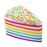 ANBOOR 5.8 "Squishies Cake Rainbow Jumbo Squishies al Formaggio con Riso farinoso Lento, 1Pz
