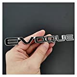 ANCELS WOOWha Badge De Coffre Arrière De Voiture En Métal 3D, Autocollant Emblème EVOQUE pour Fit for Land Rover Range ...