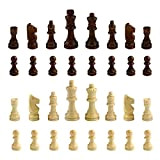 Andux Set di 32 pezzi degli scacchi Pezzi degli scacchi in legno XQZ-03