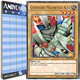 Andycards Yu-Gi-Oh! - GUERRIERO MAGNETICO ALFA - Comune SDMY-IT007 in ITALIANO + Segnapunti