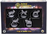 Animal Adventures: Secrets of Gullet Cove - Dogs of Gullet Cove, miniature RPG per giochi da tavolo pronti a dipingere ...