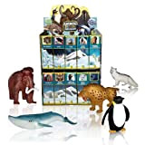 Animalpedia L'era Polare - Pack 4 animali - Giochi collezionabili per bambini. Giochi educativi, l'enciclopedia degli animali. Giocattoli in tpr ...
