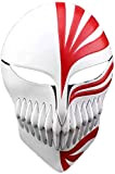 Anime Death Bleach Resin Mask, Halloween Masquerade, Kurosaki Cosplay Mask, Decorazione Regalo,Red