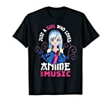 Anime e musica - Anime Nerd Girl - Manga Japan Otaku Maglietta