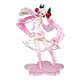 Anime Figura Modelli Giocattolo,18 Cm Anime Miku Hatsune Pink Sakura Fantasma Miku Action PVC Figure Giocattoli Modello per Ragazze Raccolta ...