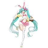 Anime Hatsune Miku Action Figure, Rabbit Ear Pvc Figure Toy Kids Toy, Figurine Decoration Collectibles Ornament, Character Standing Statue Figure, ...