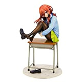 Anime Kotobukiya The Quintessential Quintuplets Miku Nakano Pvc Action Figure Toy Girl On The Desk Collection Model Doll 19Cm