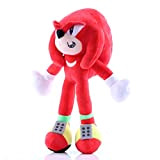 Anime Sonic Naughty Cute Am Red Plush Doll Morbido Peluche Per Bambini Giocattoli Di Natale Per Bambini Regali 27-30 Cm