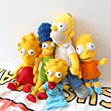 Anime The Simpsons Peluche Realistico Simpsons Famiglia Personaggio Dei Cartoni Animati Bambola Giocattolo Farcito per I Bambini Regalo Di Compleanno ...
