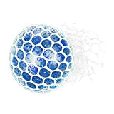 Antistress Squishy, palline antistress, palline di stress a rete Squeeze sensoriale spremere la decompressione della sfera di uva presente blu
